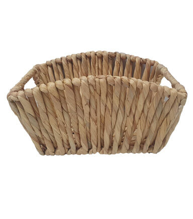 13 x 10 Natural Water Hyacinth Woven Basket by Place   Time