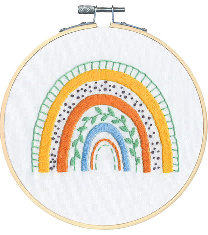 Dimensions Rainbow Embroidery Kit 6  Hoop