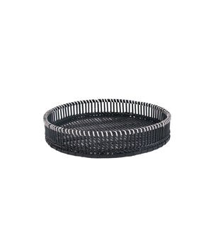 14 Black Bamboo Tray by Place   Time