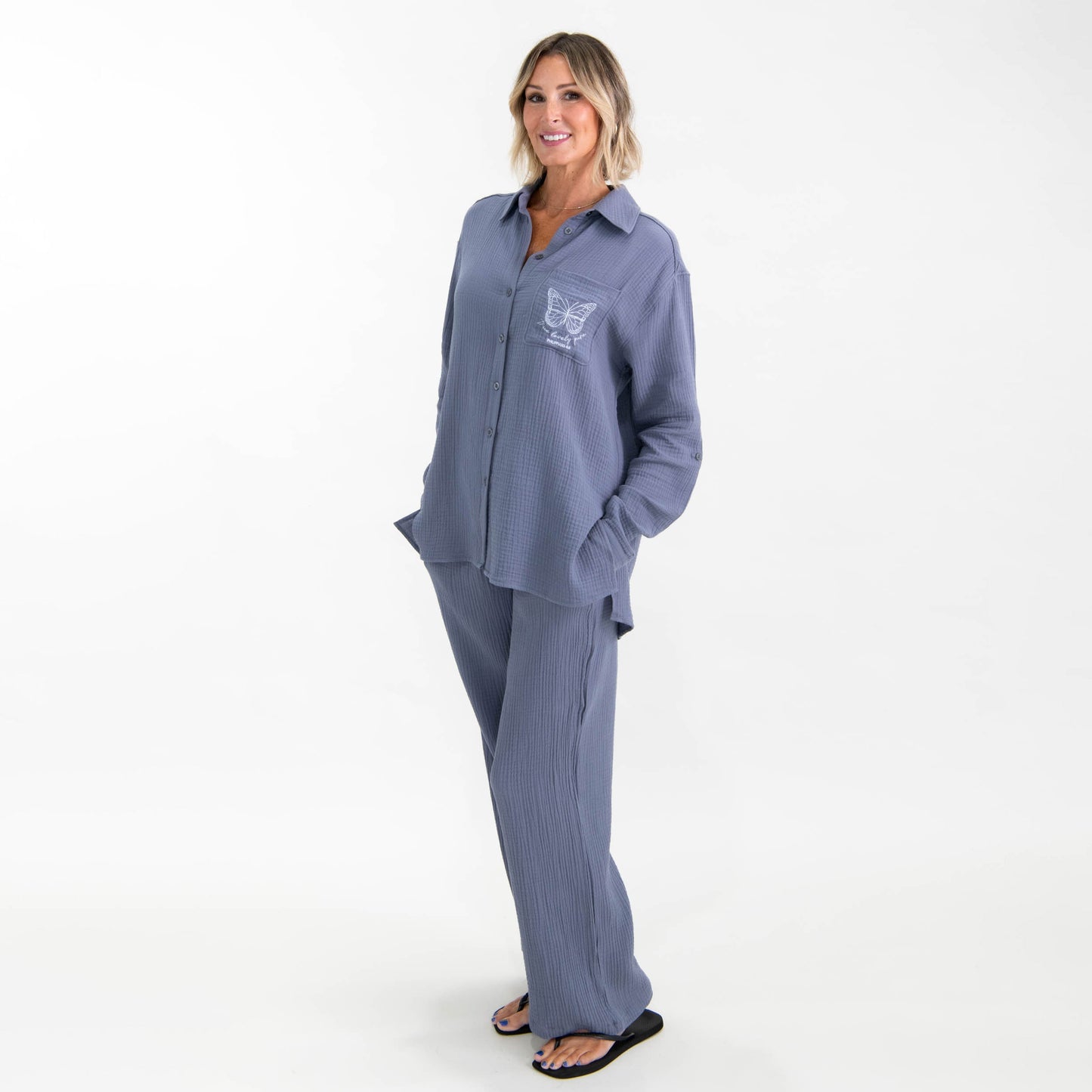 True Lovely Pure Cotton Gauze Shirt