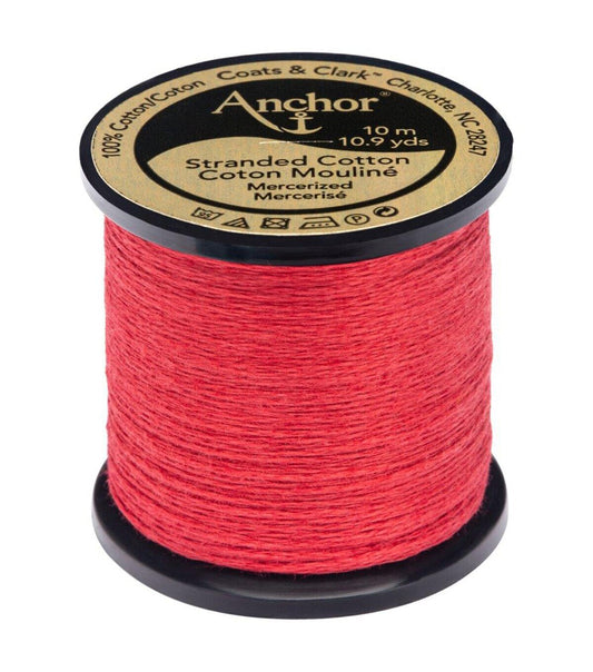 Anchor Cotton 10.9yd Pinks   Reds Cotton Embroidery Floss
