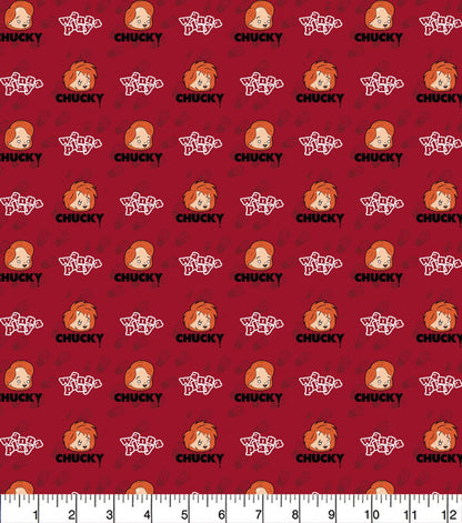 Chucky Batteries Included Cotton Fabric