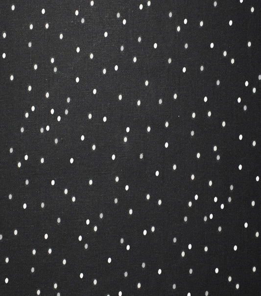 Black Dots Cotton Fabric by Quilter s Showcase