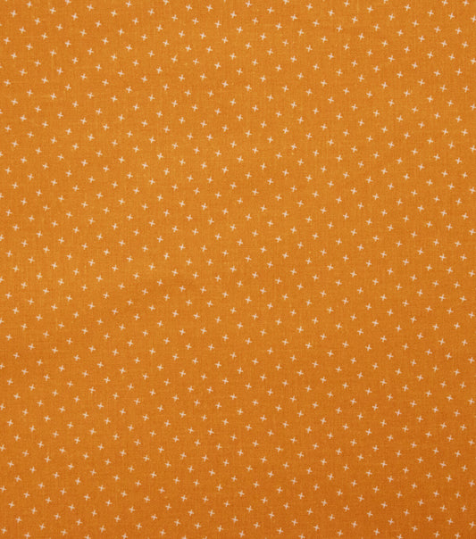 Apricot Geometric Cotton Fabric by Keepsake Calico