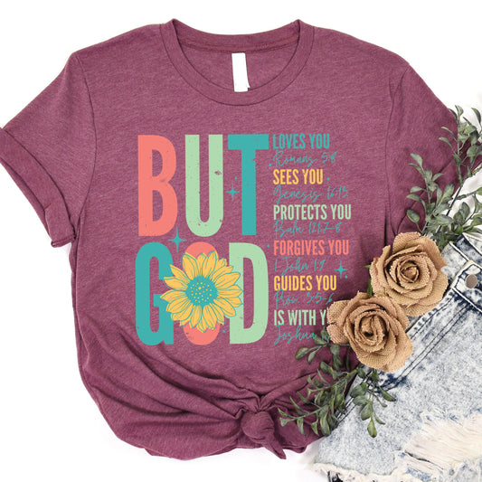 But God Sunflower Tee