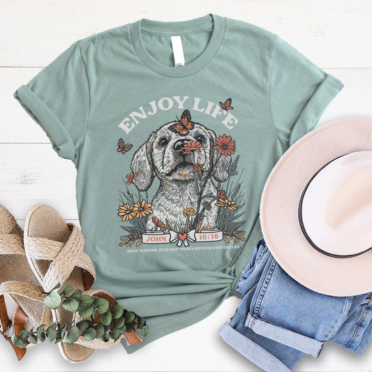 Enjoy Life Puppy Tee