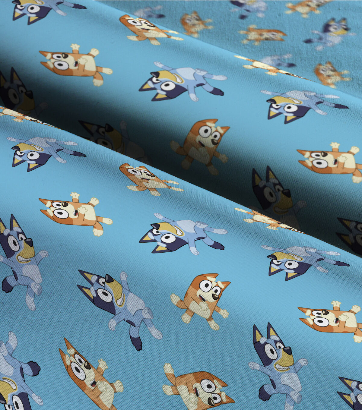 Bluey   Bingo Blue Cotton Fabric
