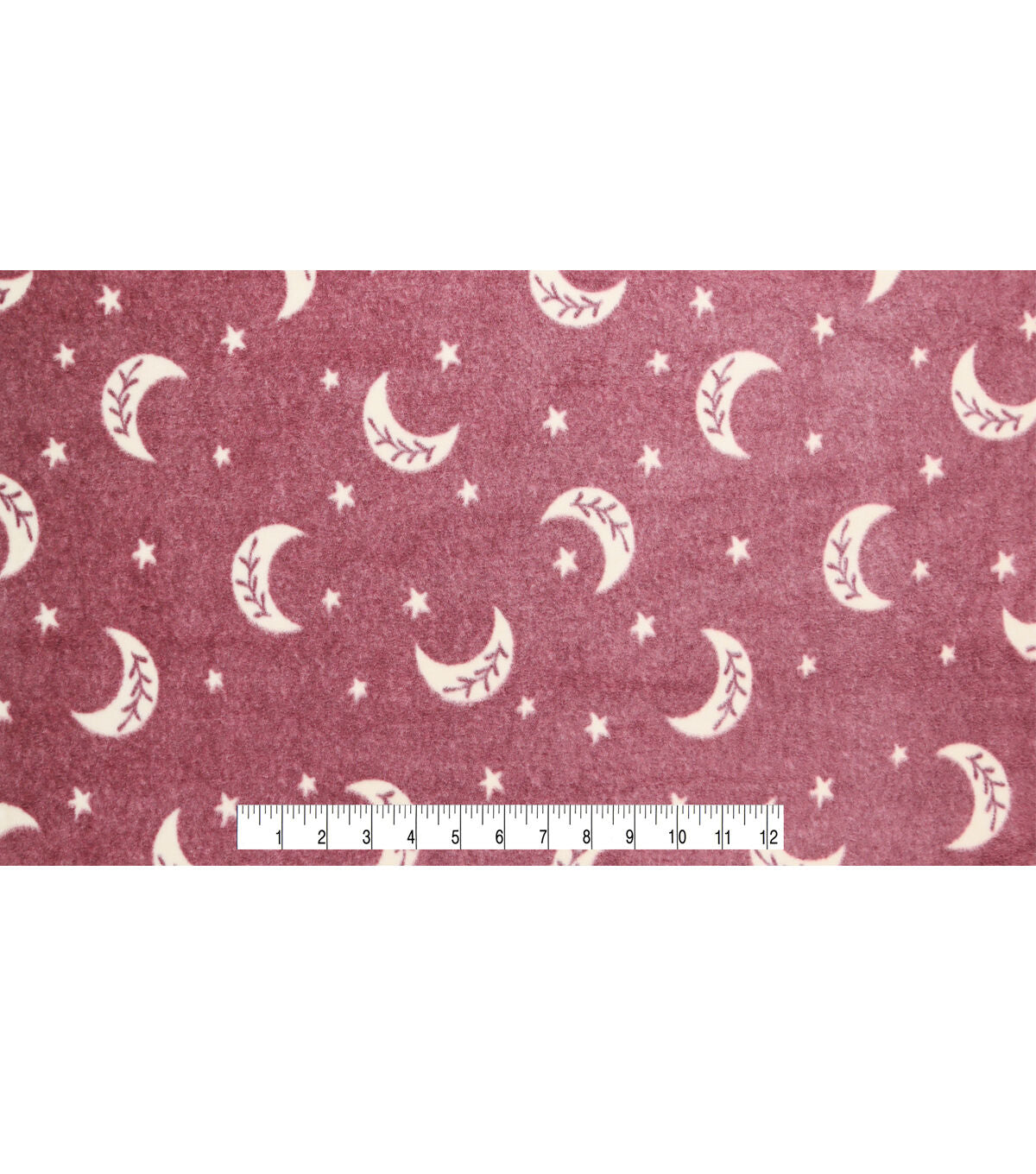 Celestial Moon Luxe Fleece Fabric