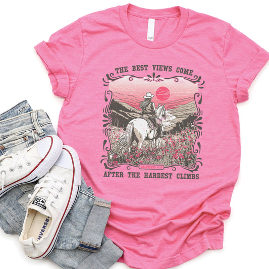 Best Views Cowgirl Tee