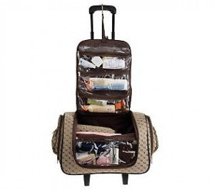 Soon to be sold out!!💝Buy 2 Get 2 Free💝✨Weekender Travel Bag with Set of 2 Snap-In Toiletry Case