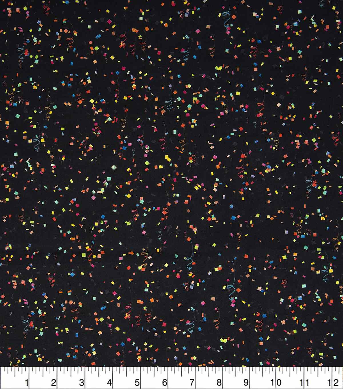 Confetti Streamer Patriotic Cotton Fabric