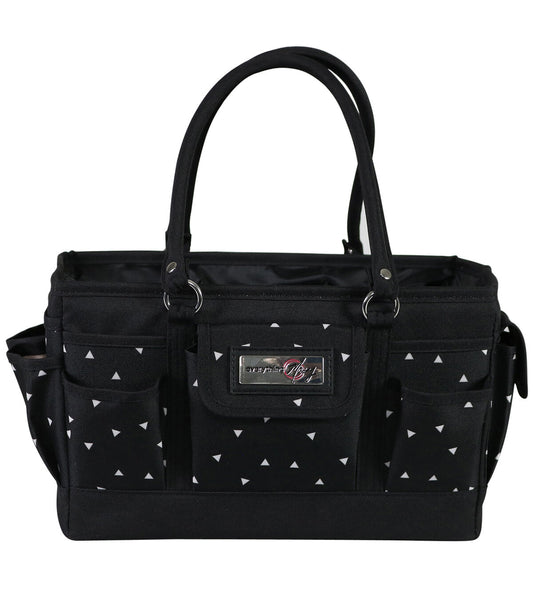 Everything Mary 13 Black   White Collapsible Deluxe Store   Tote