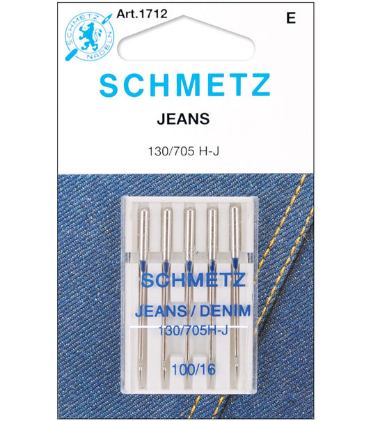 Schmetz Universal Point Machine Needles 5pcs Size 100/16