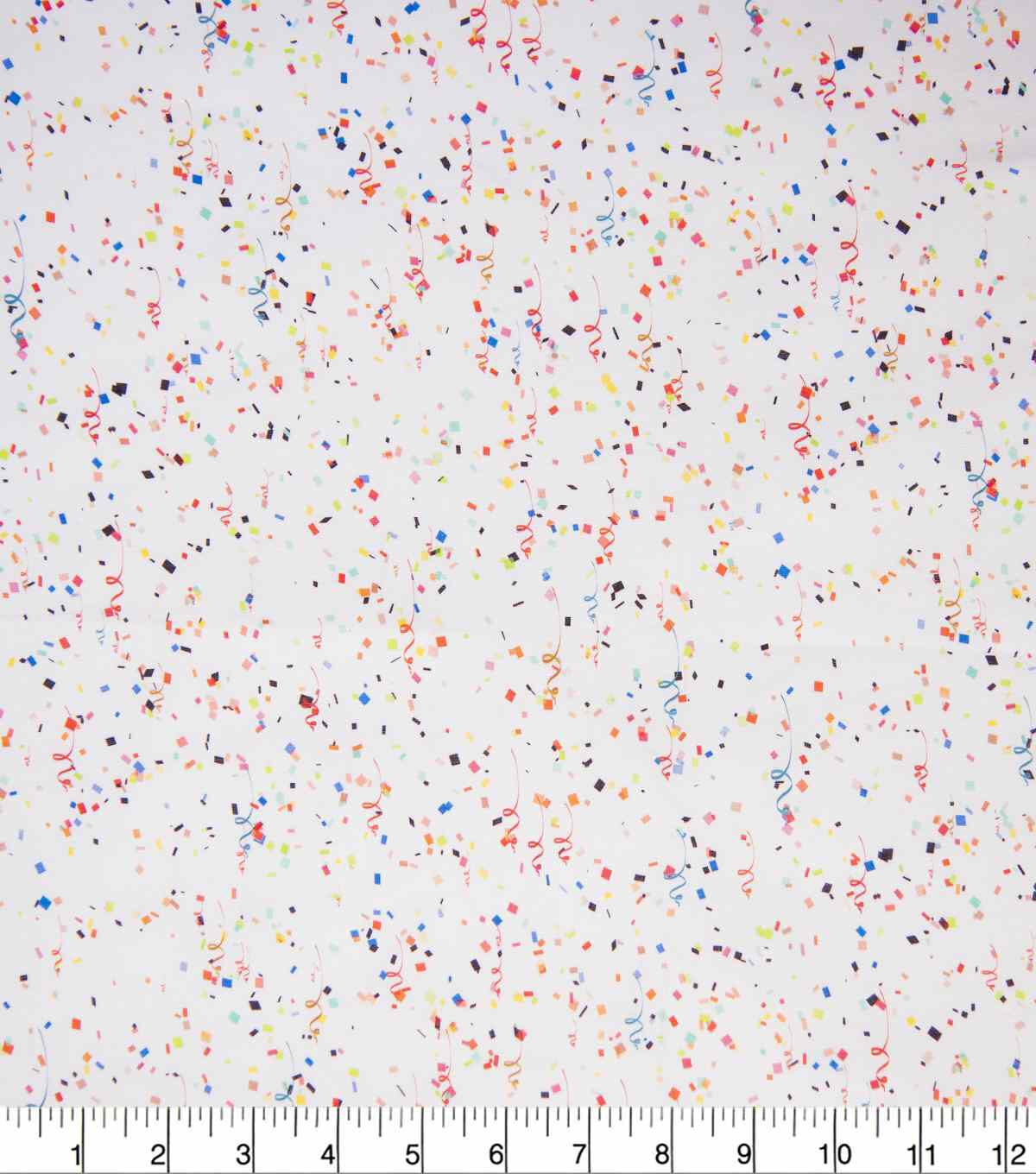 Confetti Streamer Patriotic Cotton Fabric