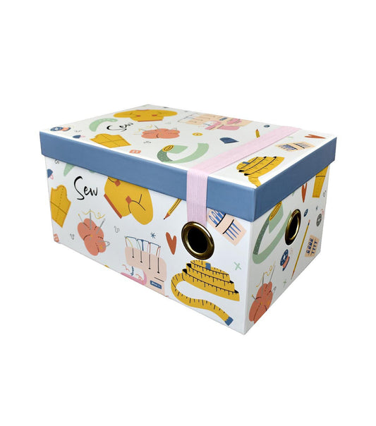 9 Sew   Craft Rectangle Box With Elastic Strap by Hudson 43