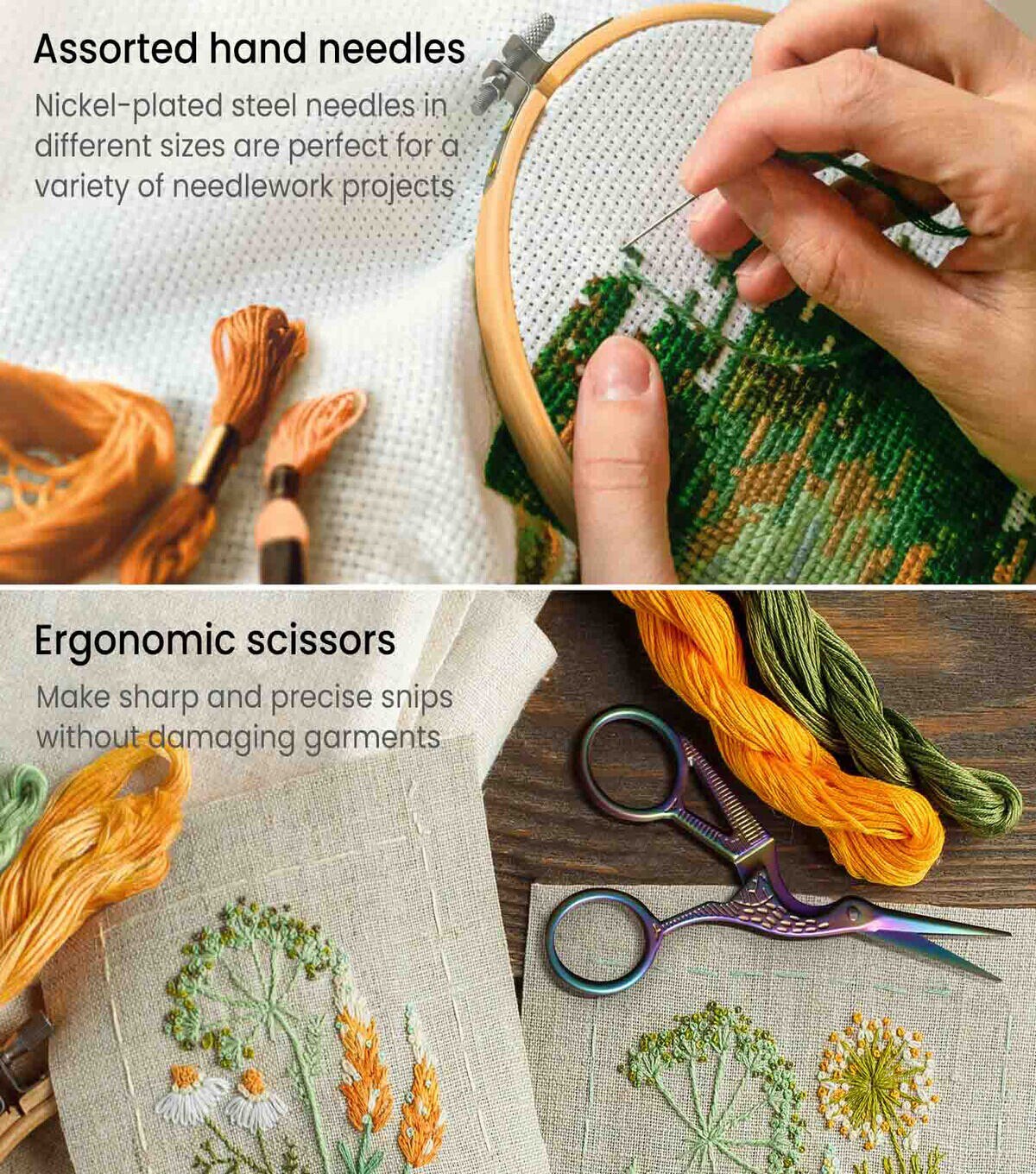 Arteza 62pc Embroidery Accessory Kit