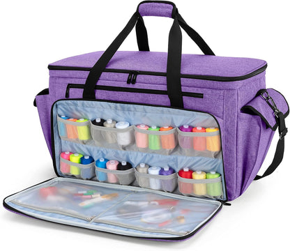 CURMIO Sewing and Embroidery Machine Carrying Case Universal Tote Bag
