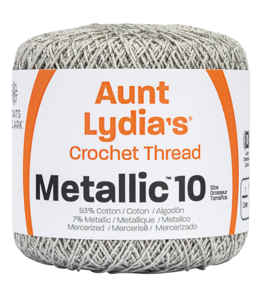 Aunt Lydia s Size 10 Metallic Crochet Thread