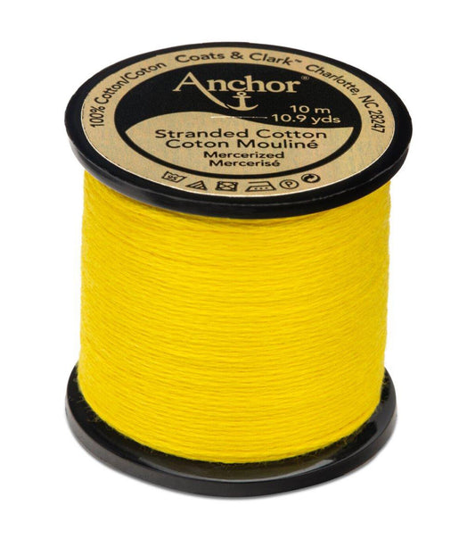 Anchor Cotton 10.9yd Yellows   Browns Cotton Embroidery Floss