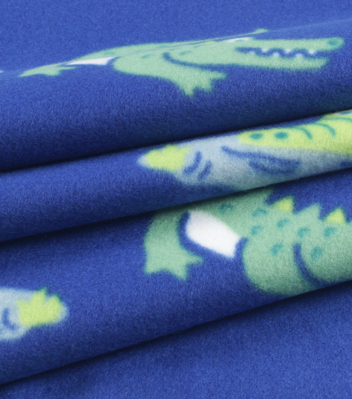 Multi Alligator Blizzard Fleece Fabric