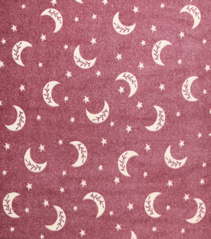 Celestial Moon Luxe Fleece Fabric