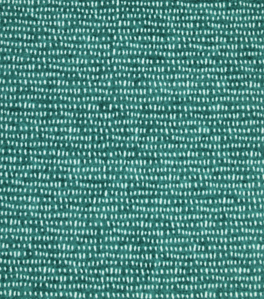 Blue Linear Spots Heather Luxe Fleece Fabric