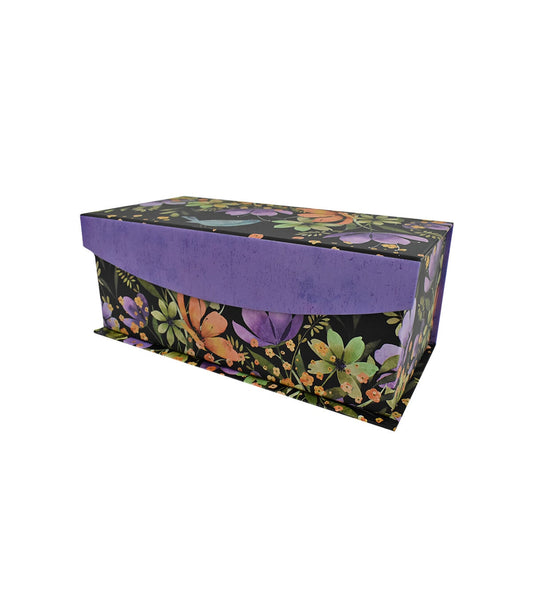 11.5 Blooms   Leaves Fliptop Box by Hudson 43