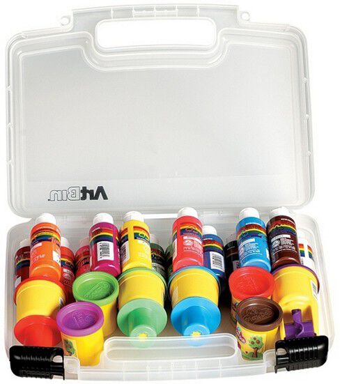 ArtBin 14 Translucent Quick View Carrying Case With Handle   Latches