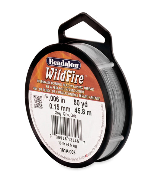 Wildfire .006  x 50yd Gray Stringing Thread