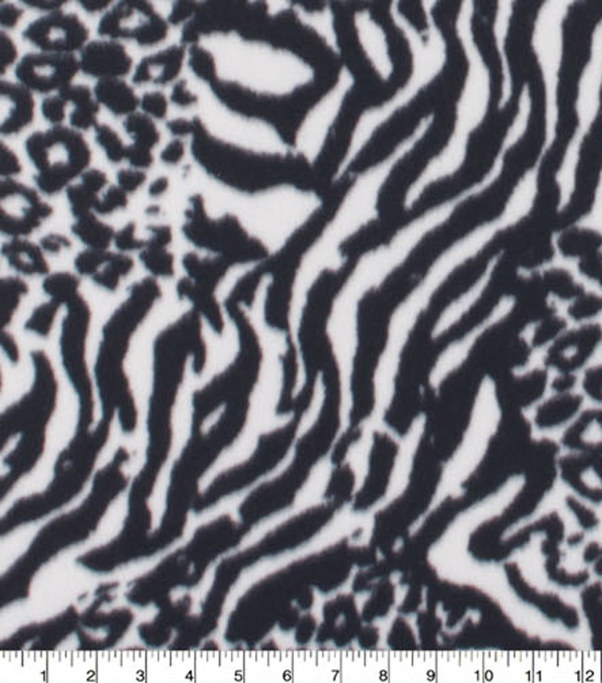Multi Animal Blizzard Fleece Fabric