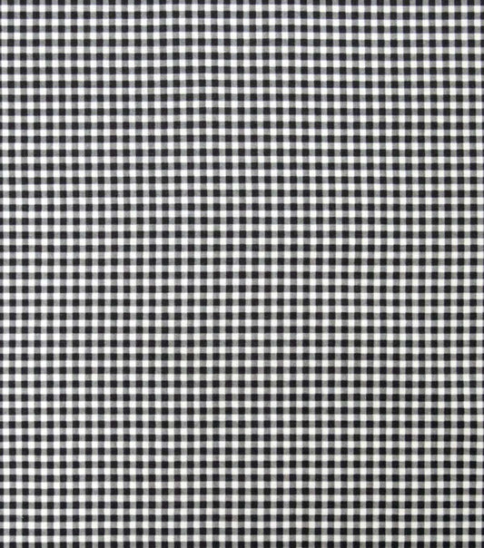 Black   White Gingham Tonal Cotton Fabric by Keepsake Calico