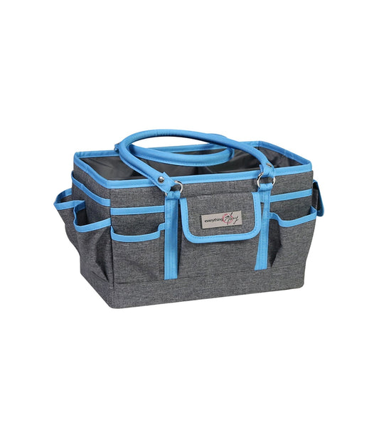 Everything Mary 12 Blue   Gray Craft Bag Organizer Tote