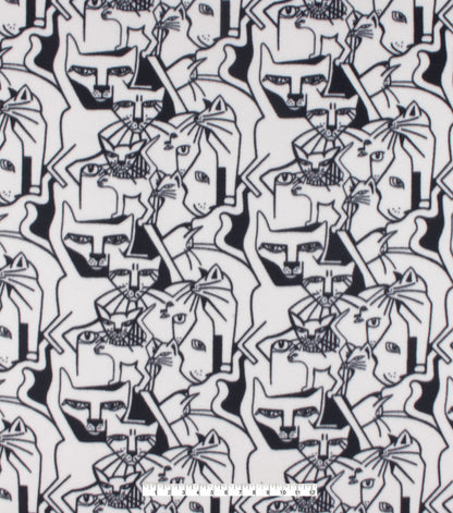 Mod Cat Blizzard Fleece Fabric