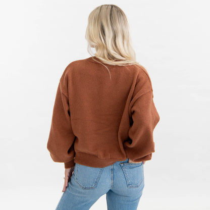 Thankful Grateful Blessed Pumpkin Cardigan