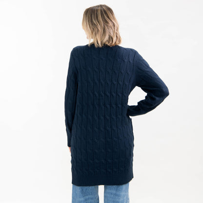 Walk By Faith Cable Knit Cardigan