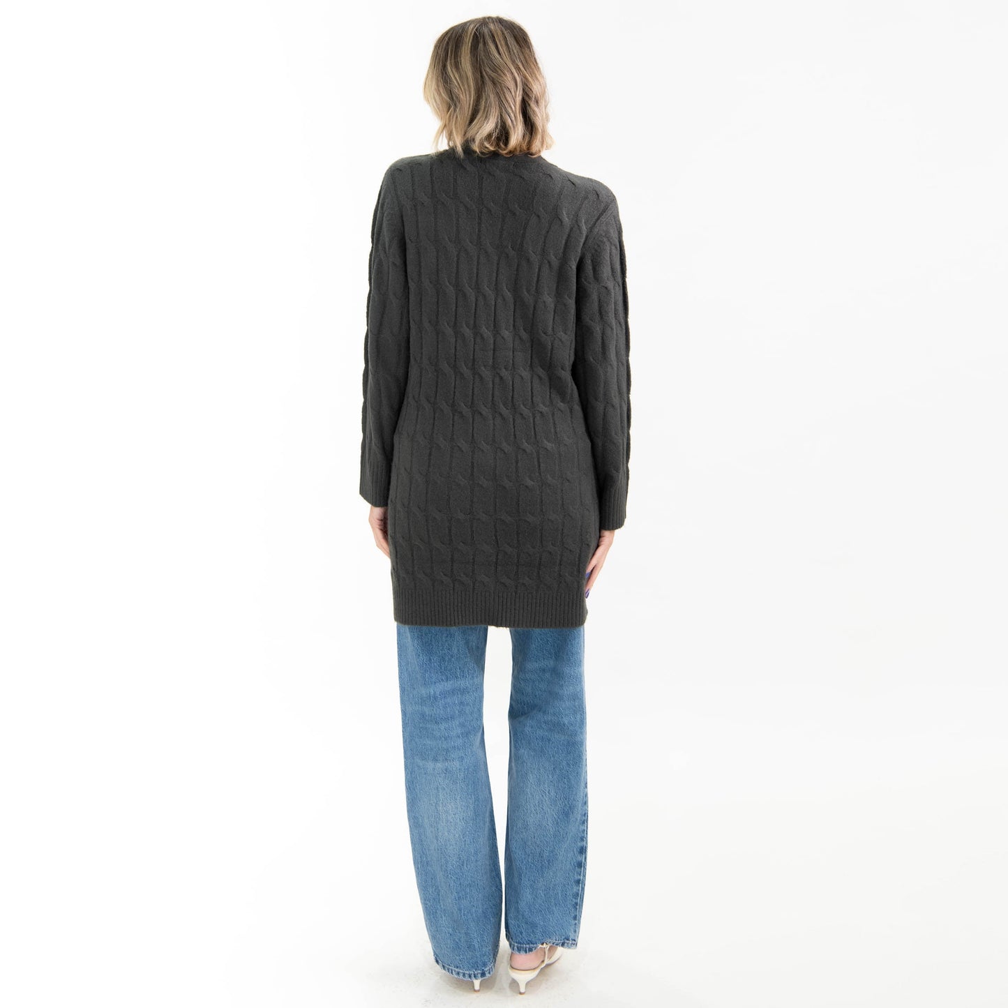 Be Still and Know Cable Knit Cardigan
