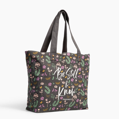 Be Still Canvas Tote Bag