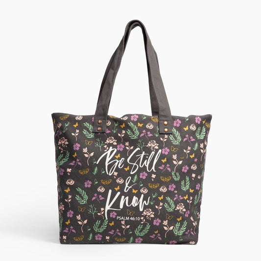 Be Still Canvas Tote Bag