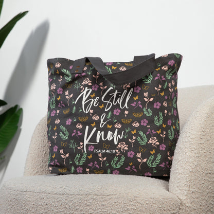 Be Still Canvas Tote Bag
