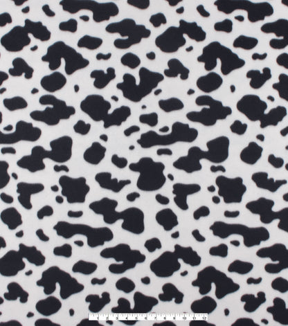 Cow Print Blizzard Fleece Fabric