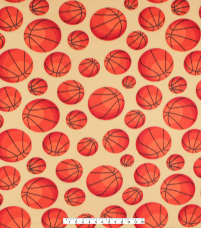 Basketball Blizzard Fleece Fabric