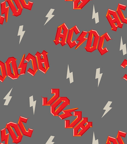 ACDC Cotton Fabric Bolt Toss