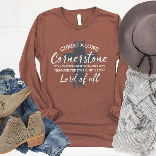 Cornerstone Long Sleeve - Heather Chestnut - 20