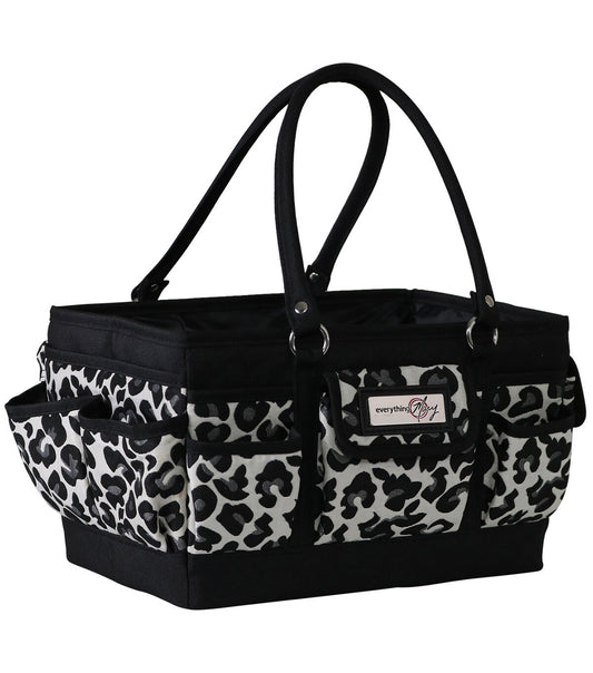 Everything Mary 24 Black   White Cheetah Deluxe Store   Tote