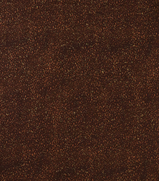 Brown   Scattered Dots Quilt Metallic Cotton Fabric by Keepsake Calico