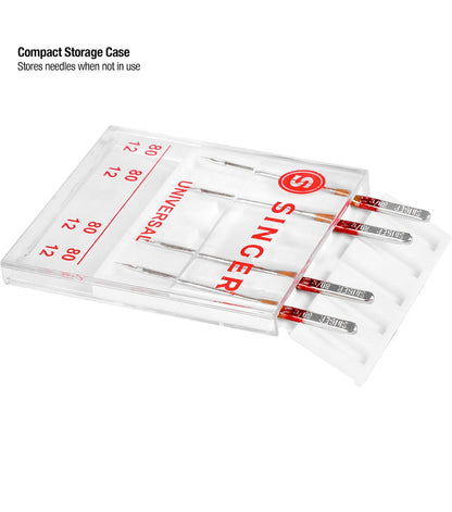 SINGER Universal Regular Point Sewing Machine Needles