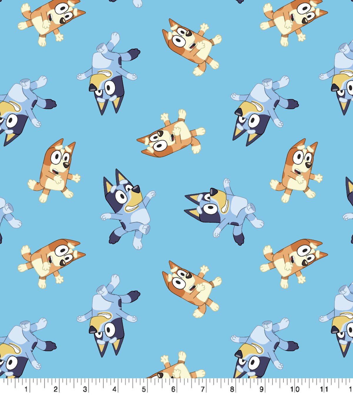 Bluey   Bingo Blue Cotton Fabric