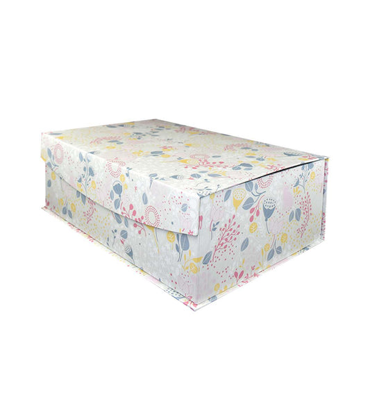 14 x 10 White Meadow Flip Top Box by Place   Time