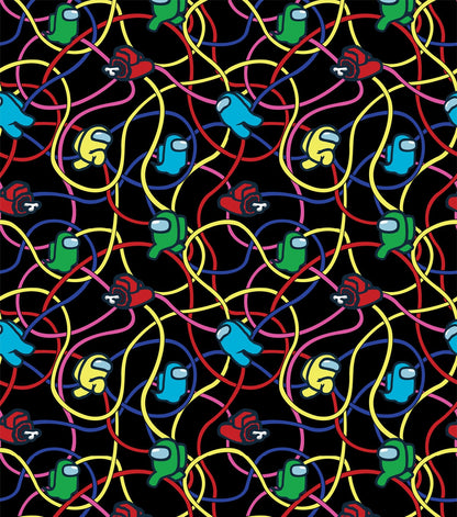 Among Us Emergency Meeting Cotton Fabric