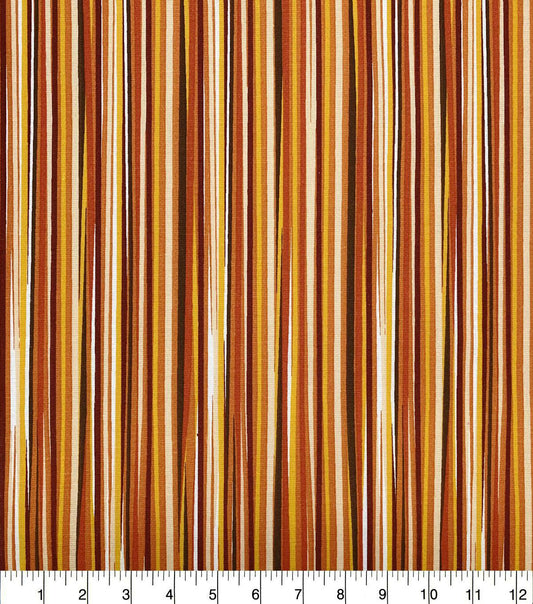 Autumn Stripes Quilt Cotton Fabric by Quilter s Showcase